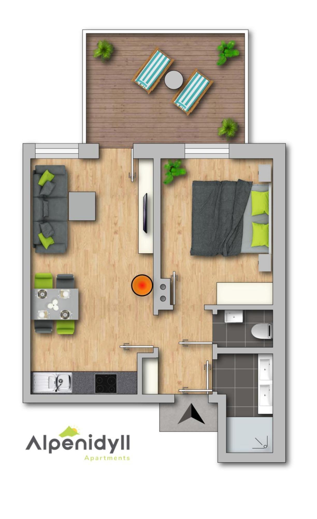 Happy Aich 2 By Alpenidyll Apartments Екстер'єр фото